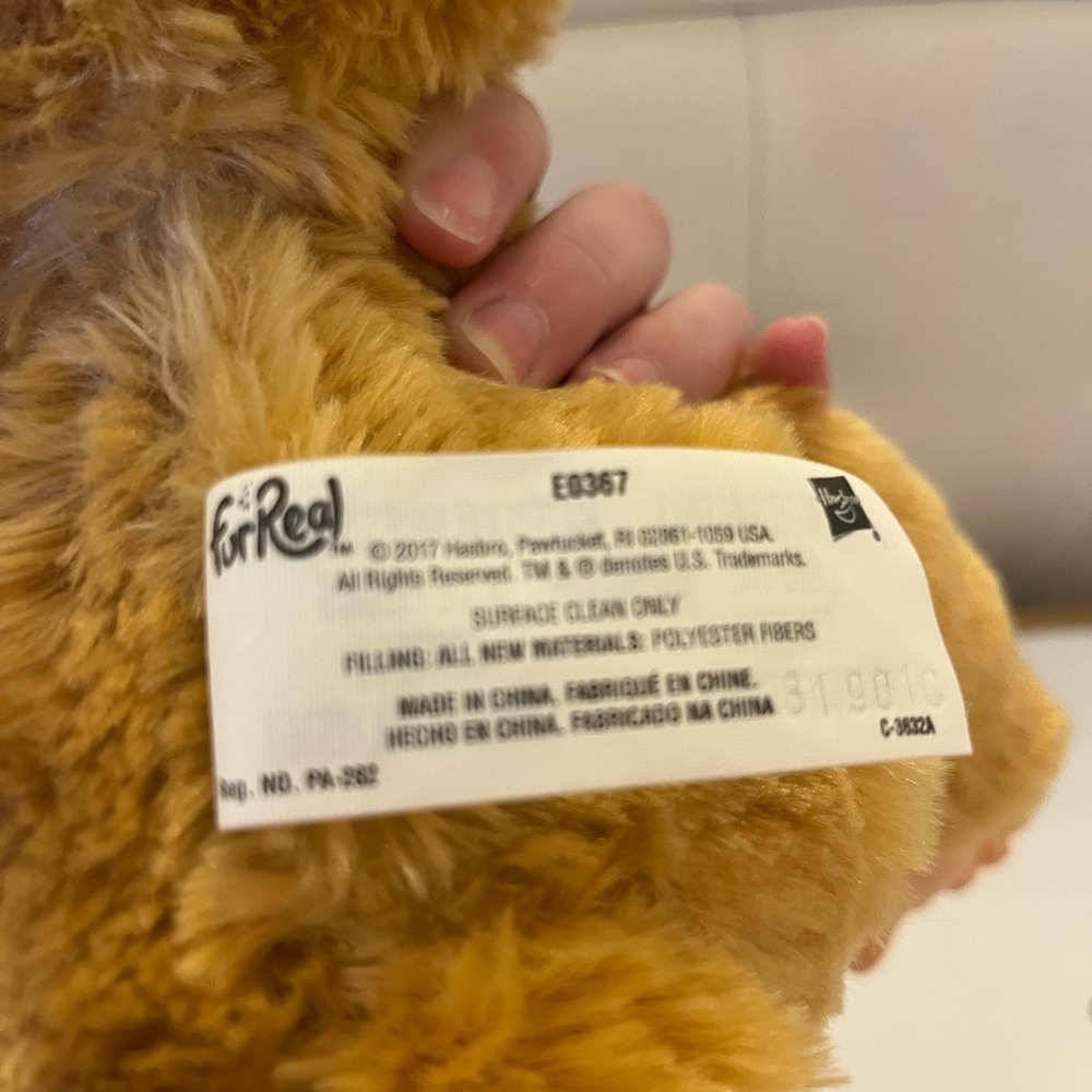 Fur Real Brown Interactive Monkey Toy - Picture 7 of 7